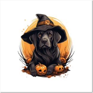 Halloween Labrador Retriever Dog #6 Posters and Art